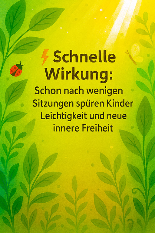 Schild schnelle Wirkung