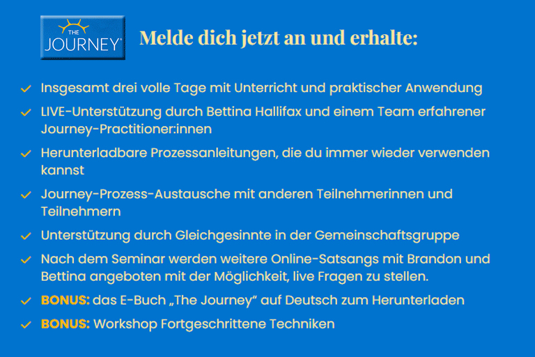 Werbebild Journey Seminar